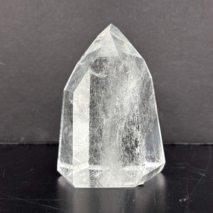 Natural Clear Quartz Tower Polished Crystal Point for Healing, Meditation, Energy Cleansing, and Home Decor - RPO522