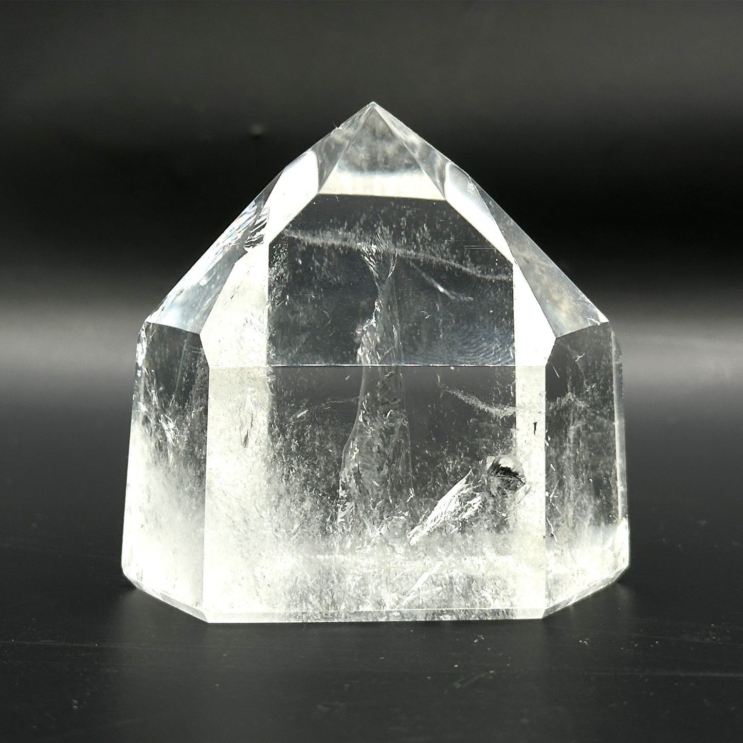 Natural Clear Quartz Crystal Point Tower - Gem Avenue