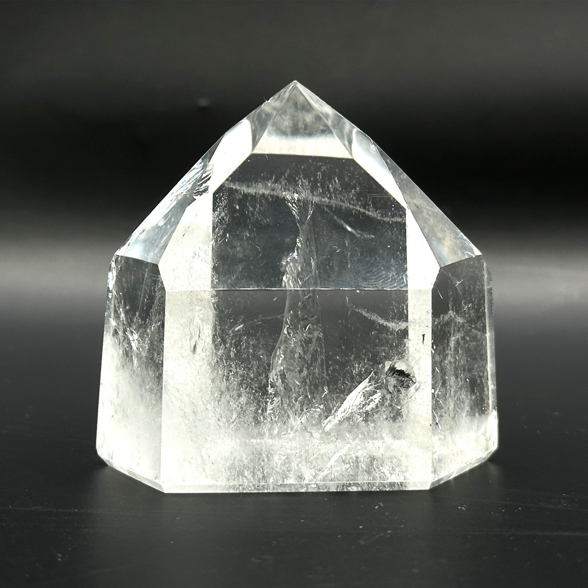 Natural Clear Quartz Crystal Point Tower - Gem Avenue