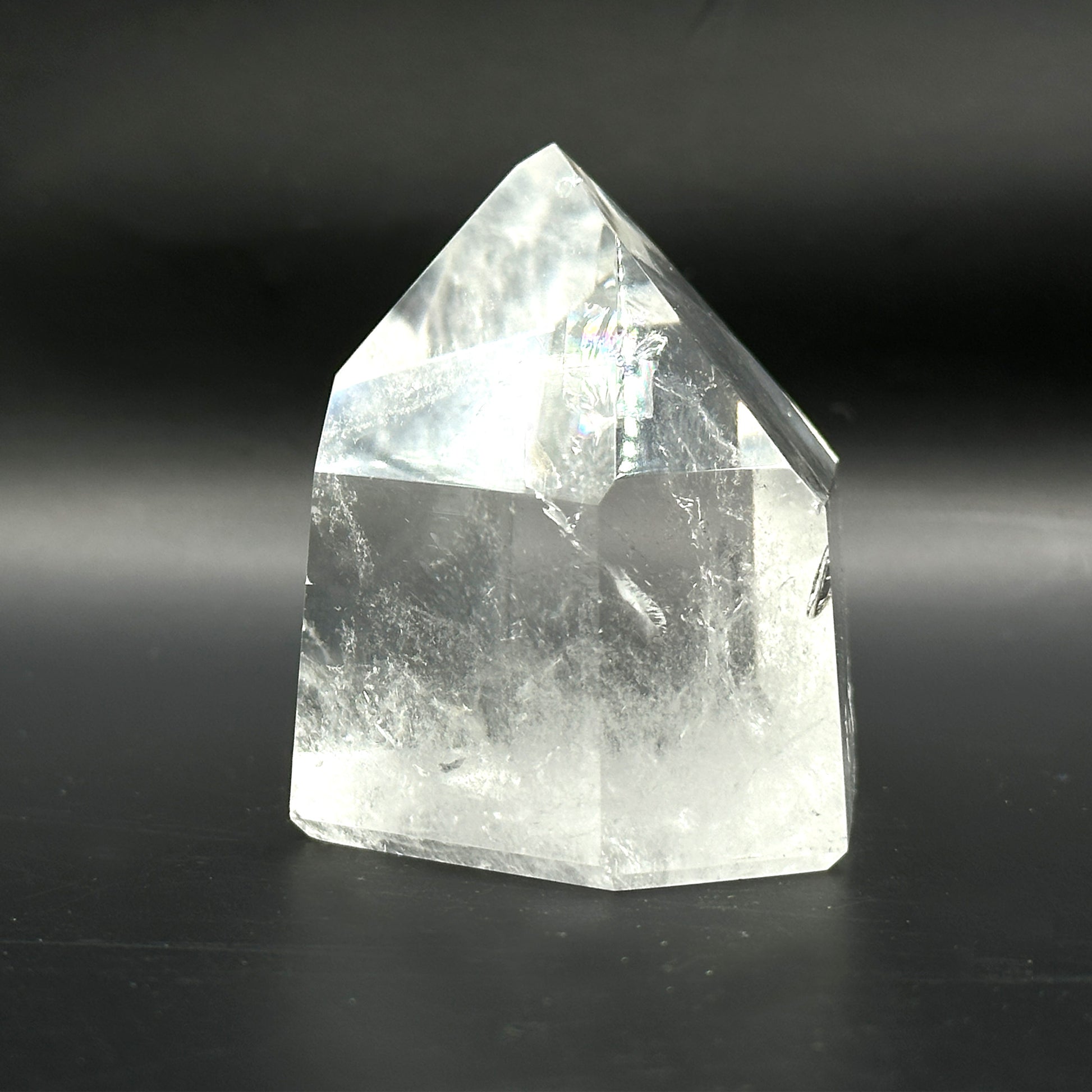Natural Clear Quartz Crystal Point Tower - Gem Avenue
