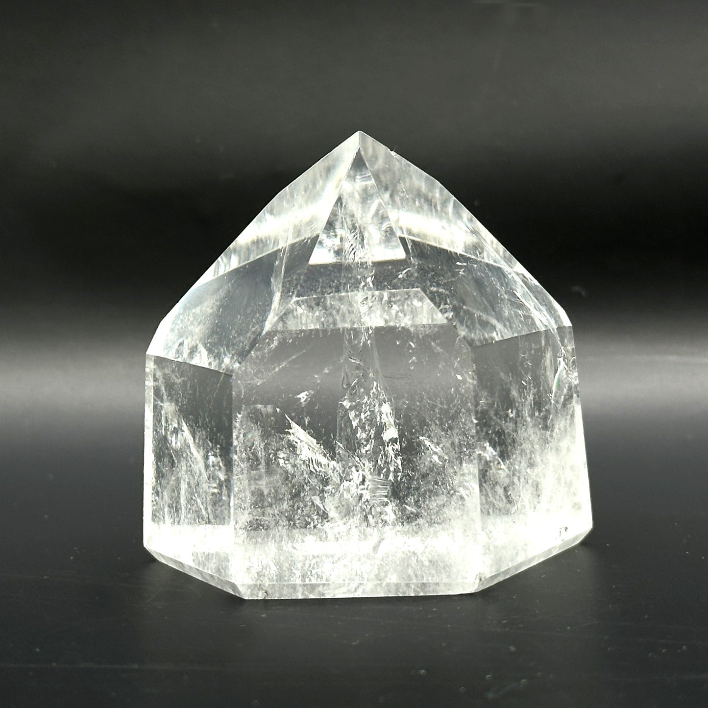 Natural Clear Quartz Crystal Point Tower - Gem Avenue