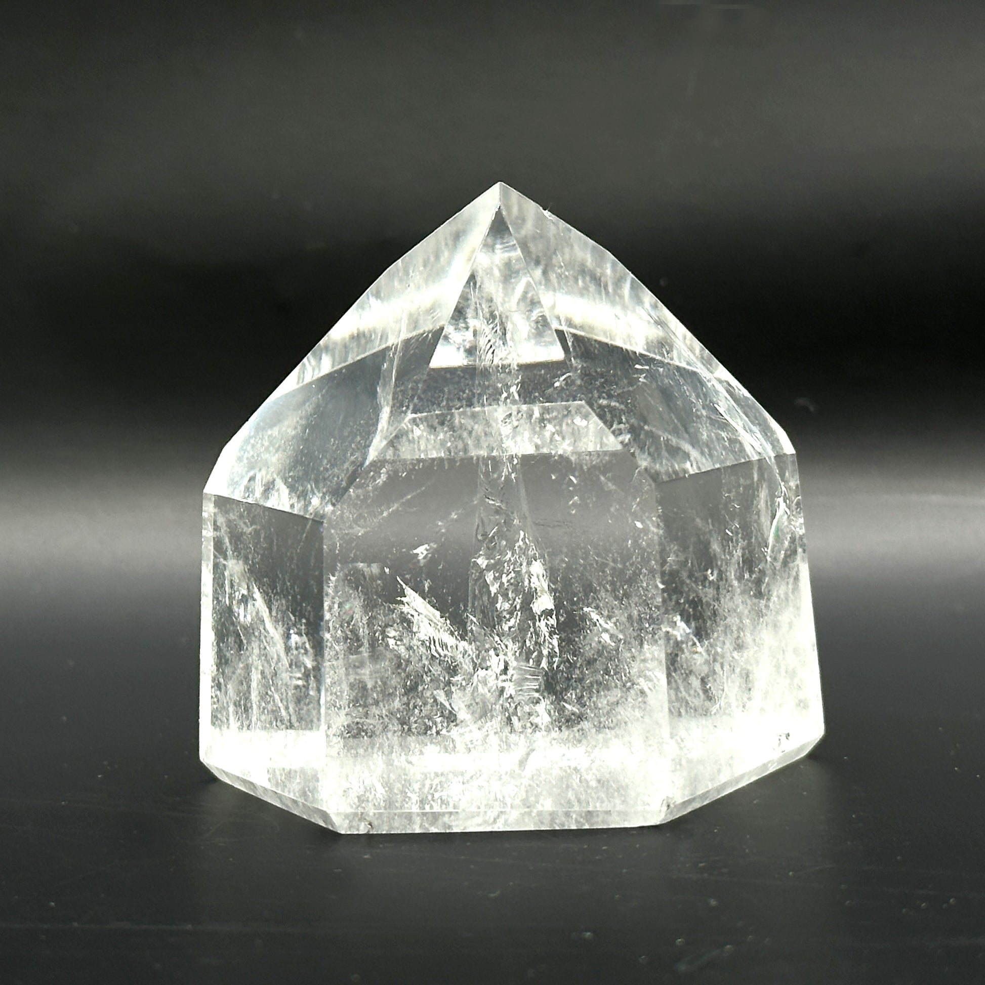 Natural Clear Quartz Crystal Point Tower - Gem Avenue