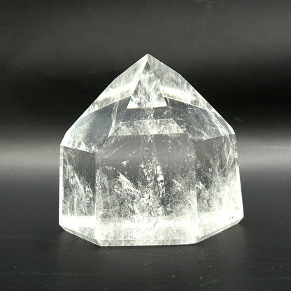 Natural Clear Quartz Crystal Point Tower - Gem Avenue