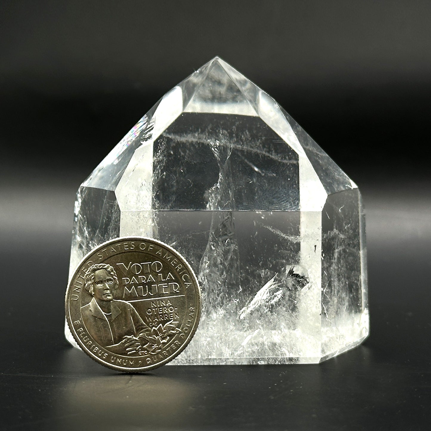 Natural Clear Quartz Crystal Point Tower - Gem Avenue