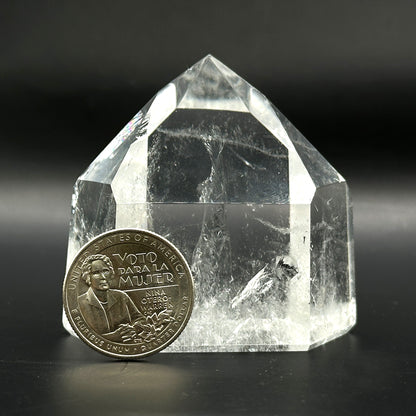 Natural Clear Quartz Crystal Point Tower - Gem Avenue