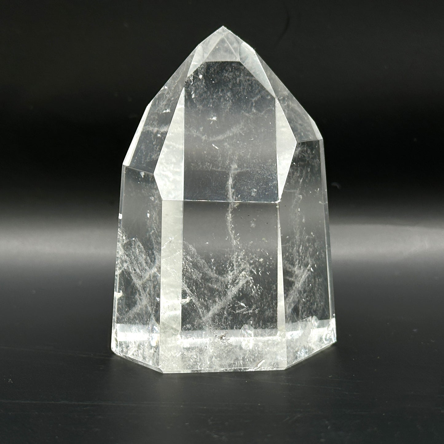 Natural Clear Quartz Crystal Point Tower - Gem Avenue