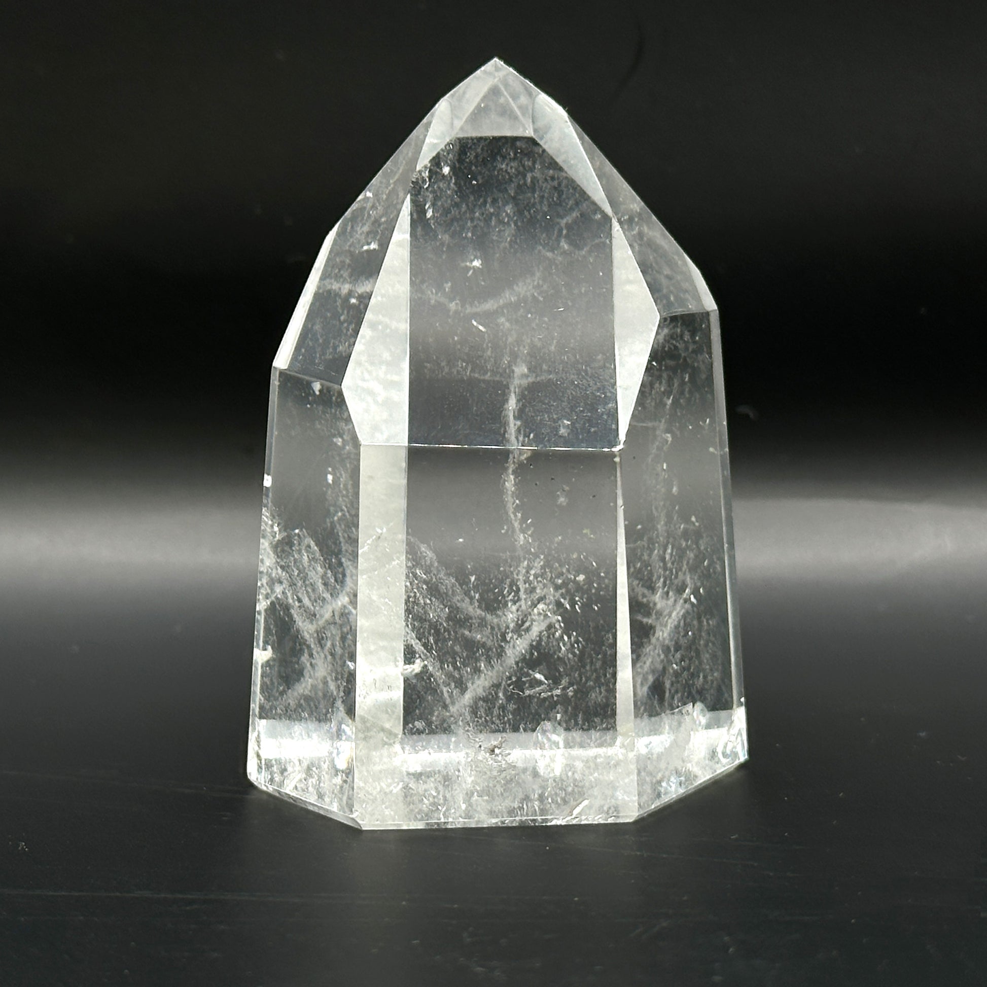 Natural Clear Quartz Crystal Point Tower - Gem Avenue