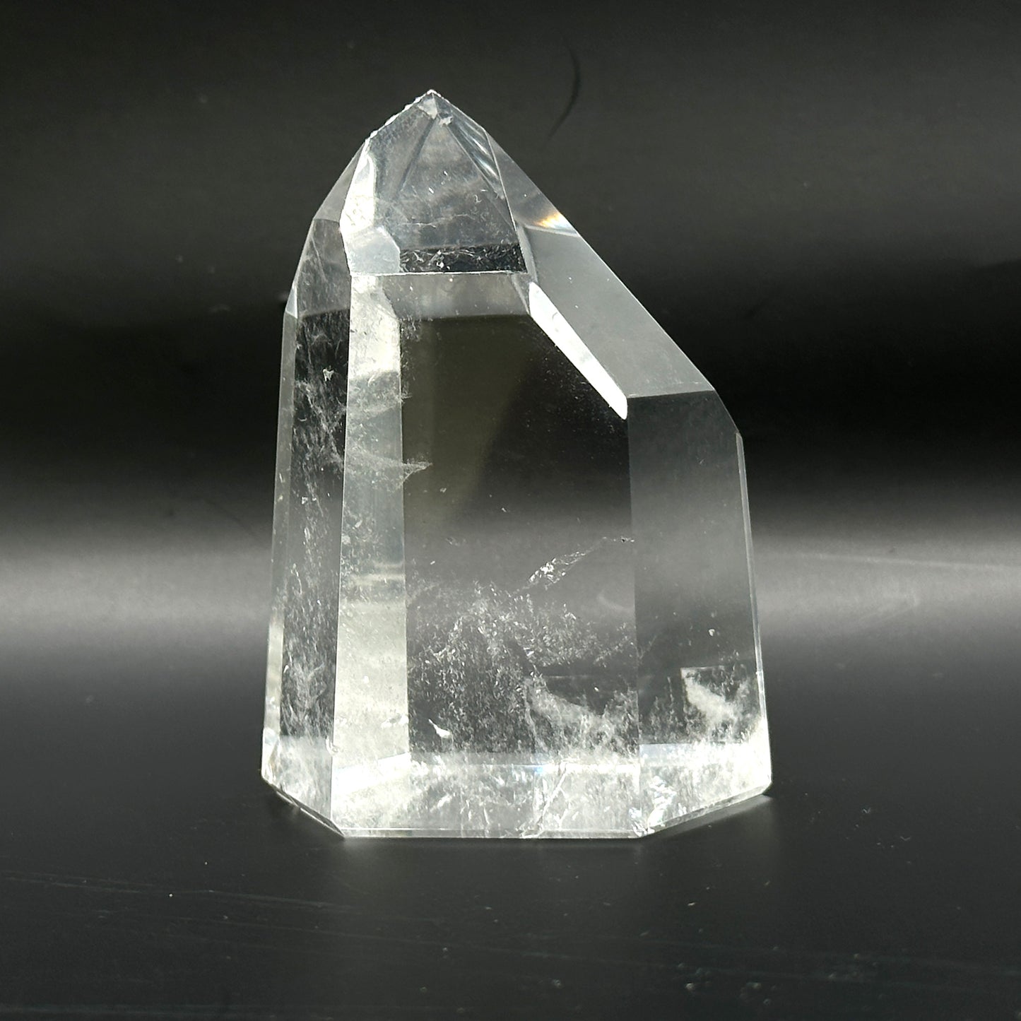 Natural Clear Quartz Crystal Point Tower - Gem Avenue
