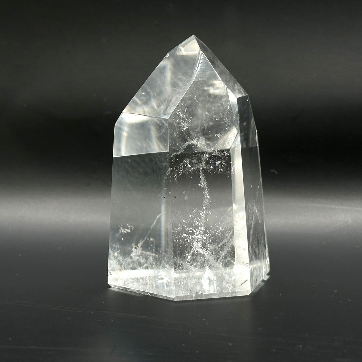Natural Clear Quartz Crystal Point Tower - Gem Avenue