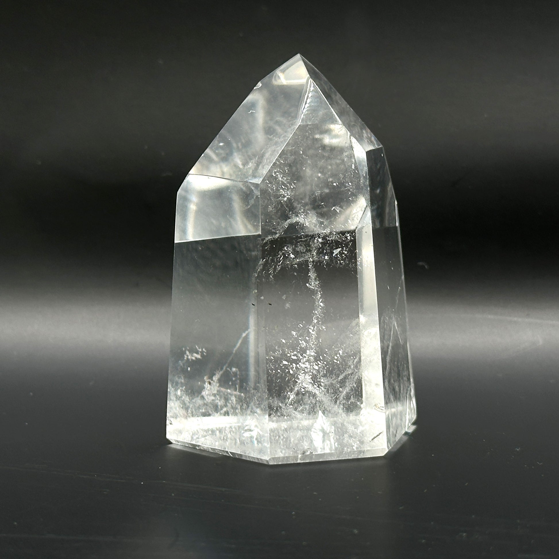 Natural Clear Quartz Crystal Point Tower - Gem Avenue