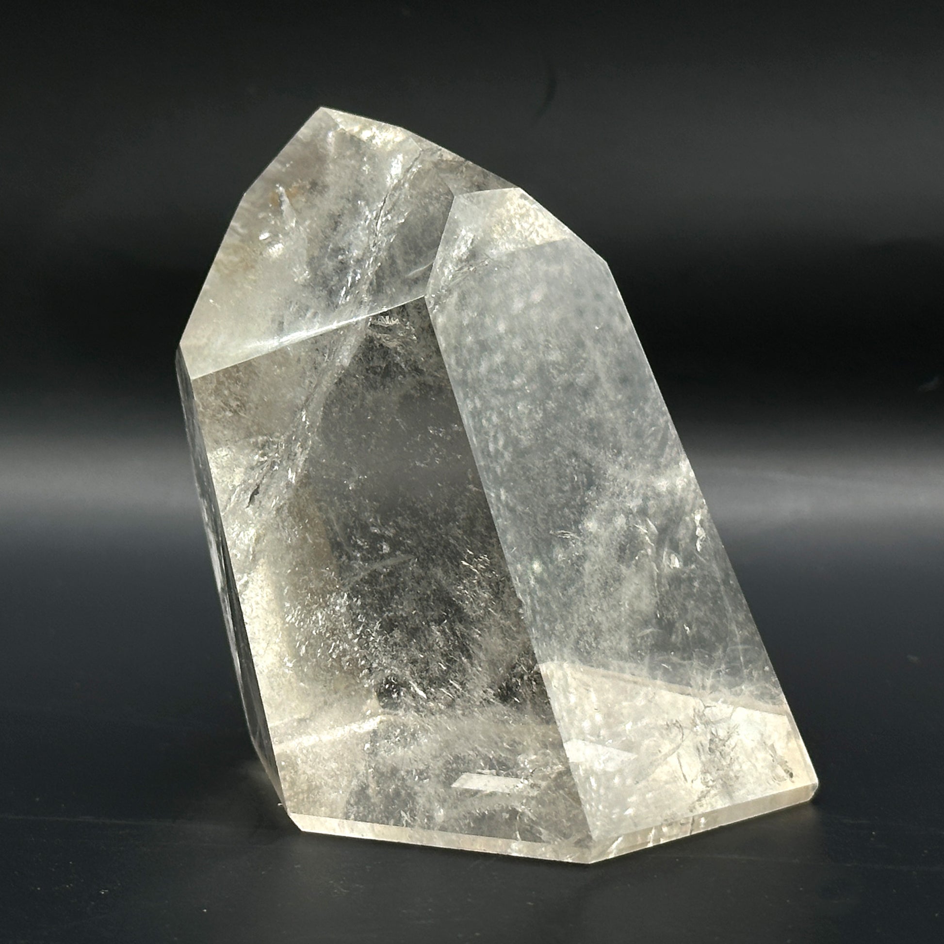 Natural Clear Quartz Crystal Point Tower - Gem Avenue