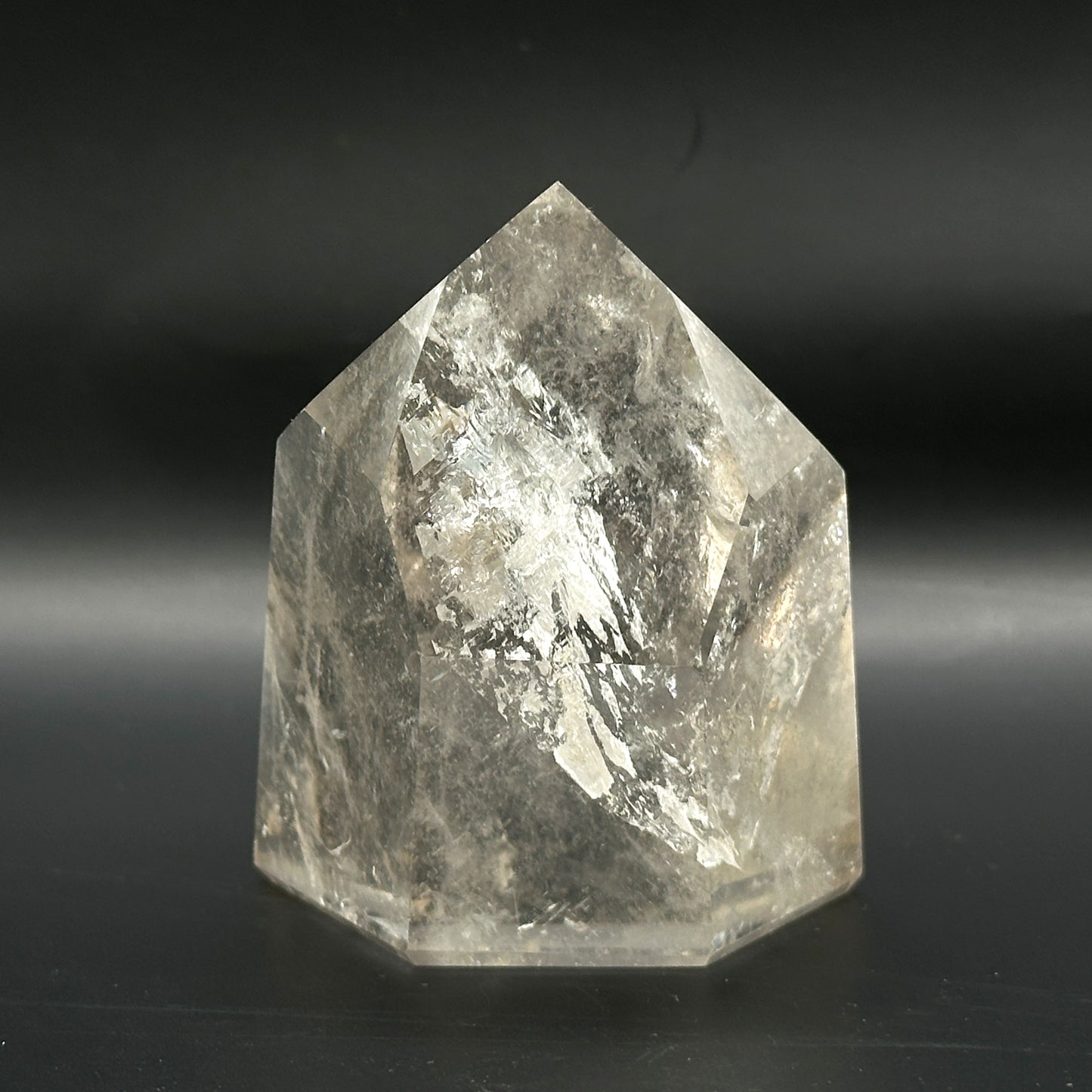Natural Clear Quartz Crystal Point Tower - Gem Avenue