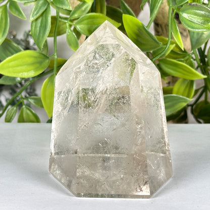 Natural Clear Quartz Crystal Point Tower - Gem Avenue