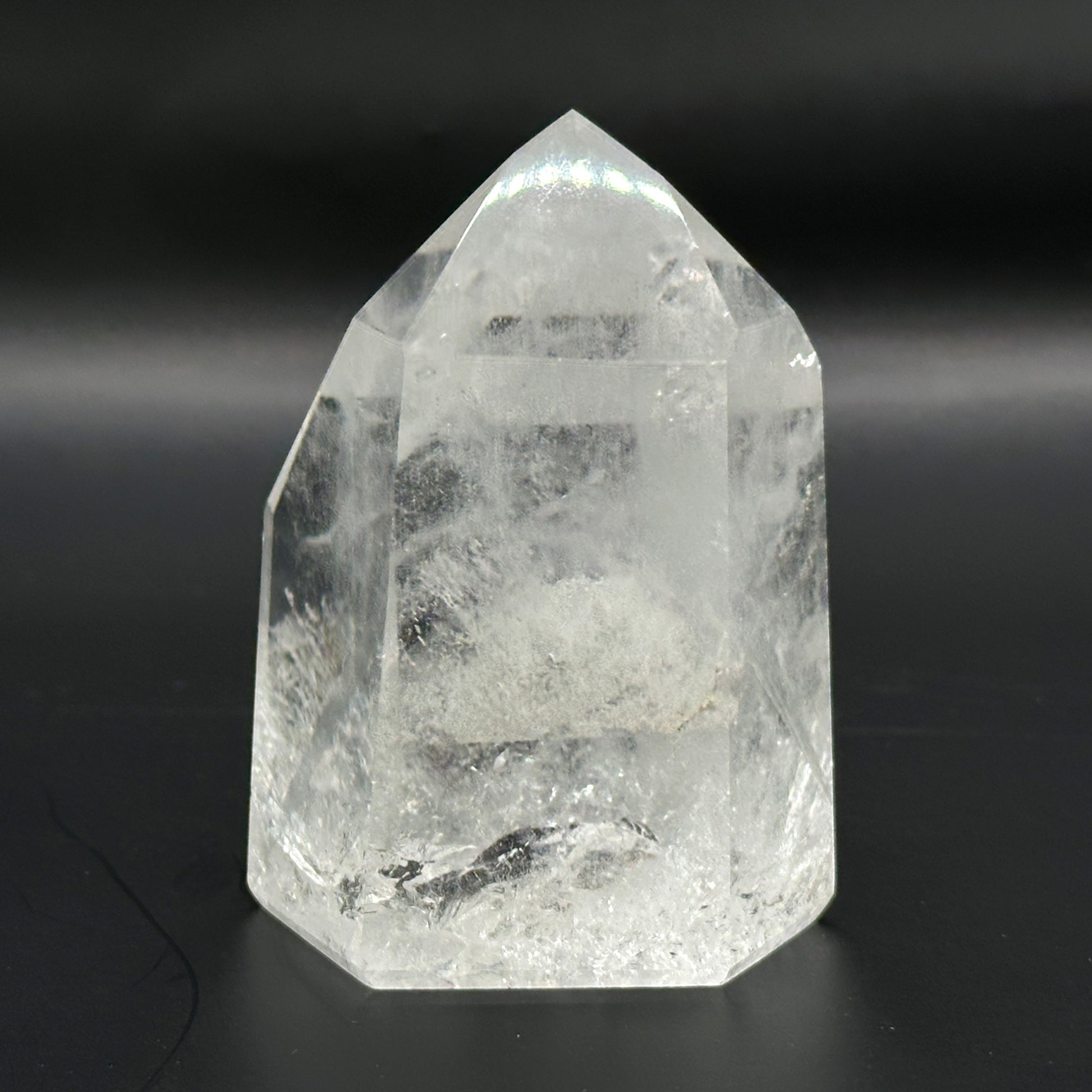 Natural Clear Quartz Crystal Point Tower - Gem Avenue