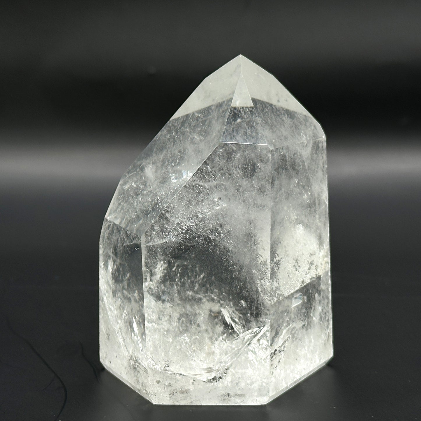 Natural Clear Quartz Crystal Point Tower - Gem Avenue