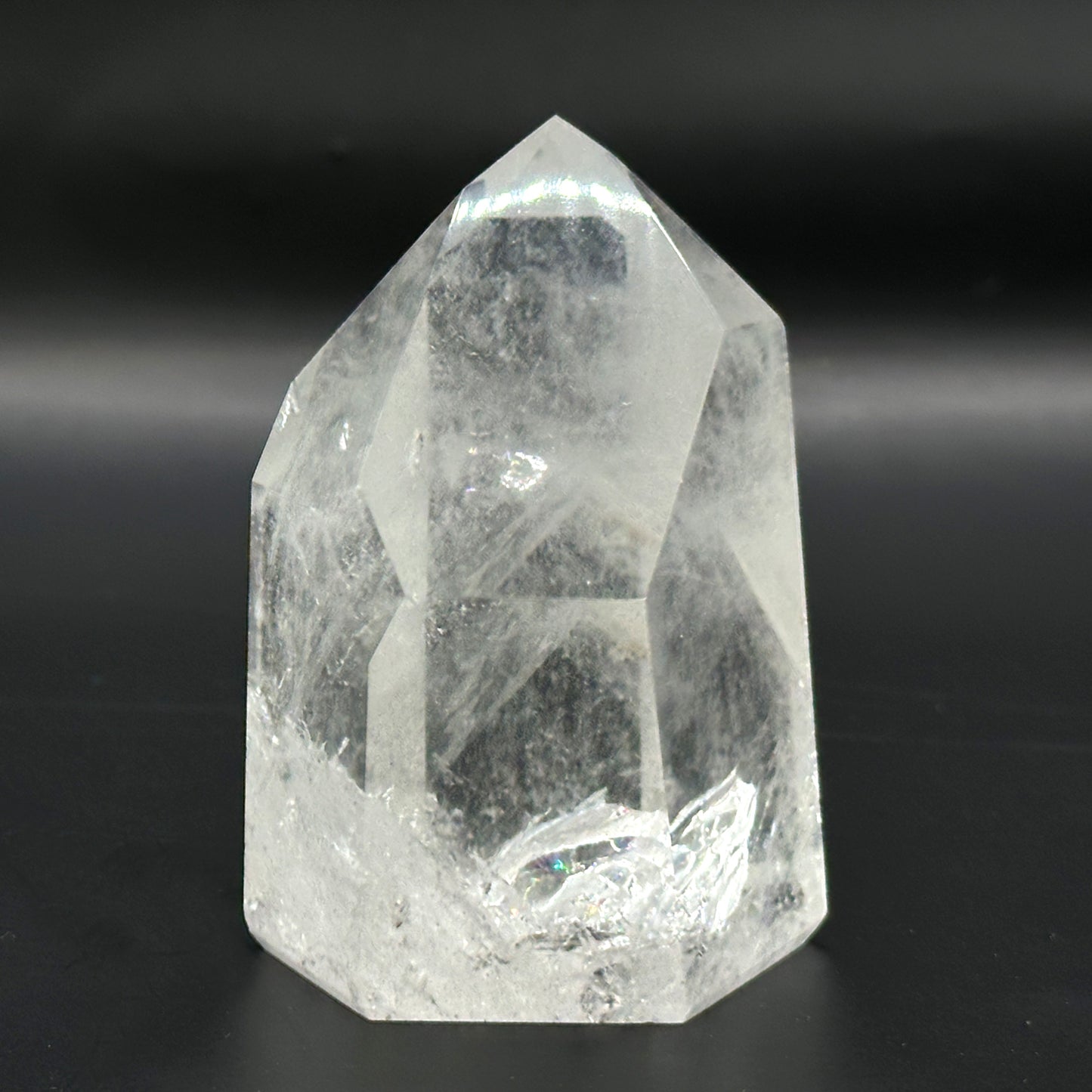 Natural Clear Quartz Crystal Point Tower - Gem Avenue