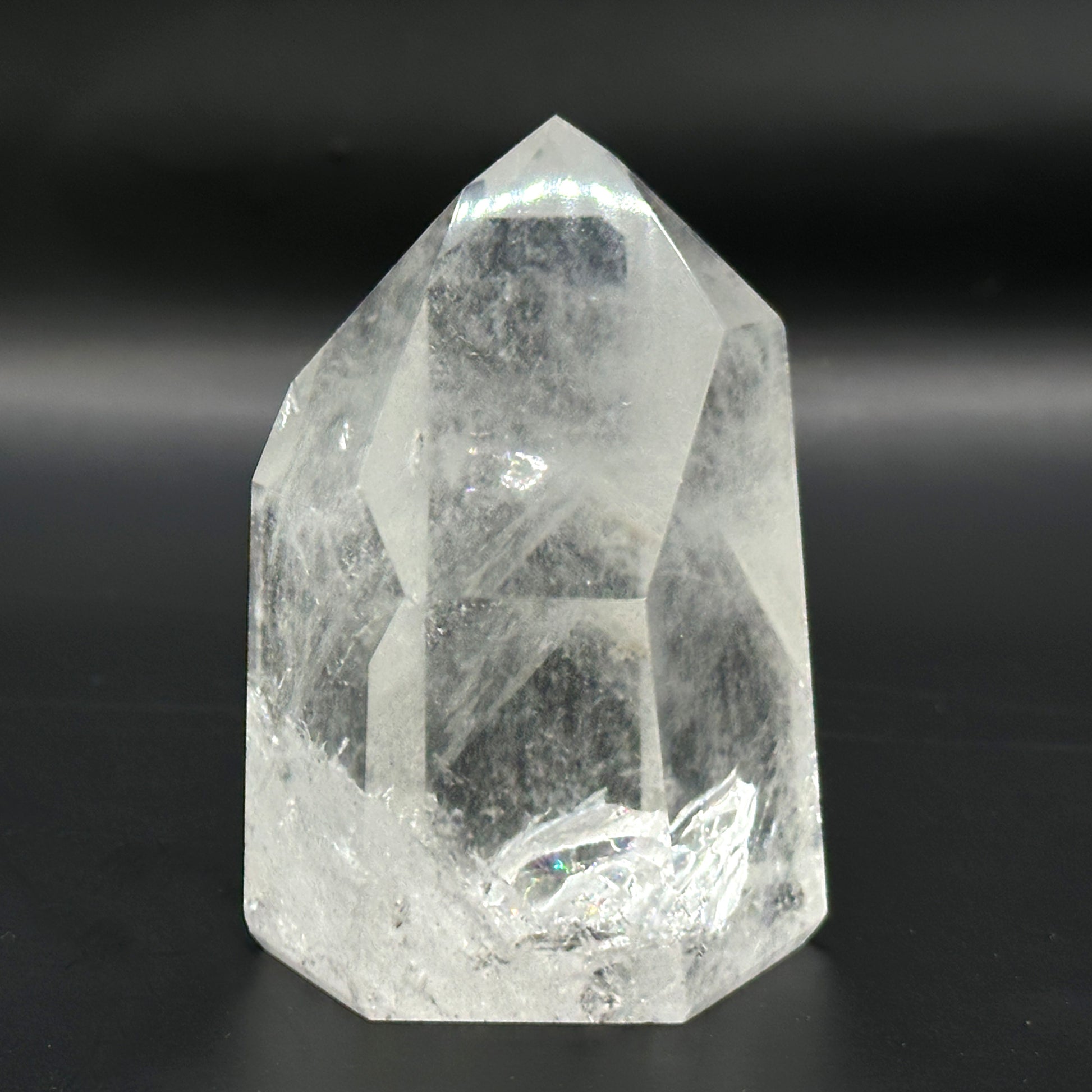 Natural Clear Quartz Crystal Point Tower - Gem Avenue