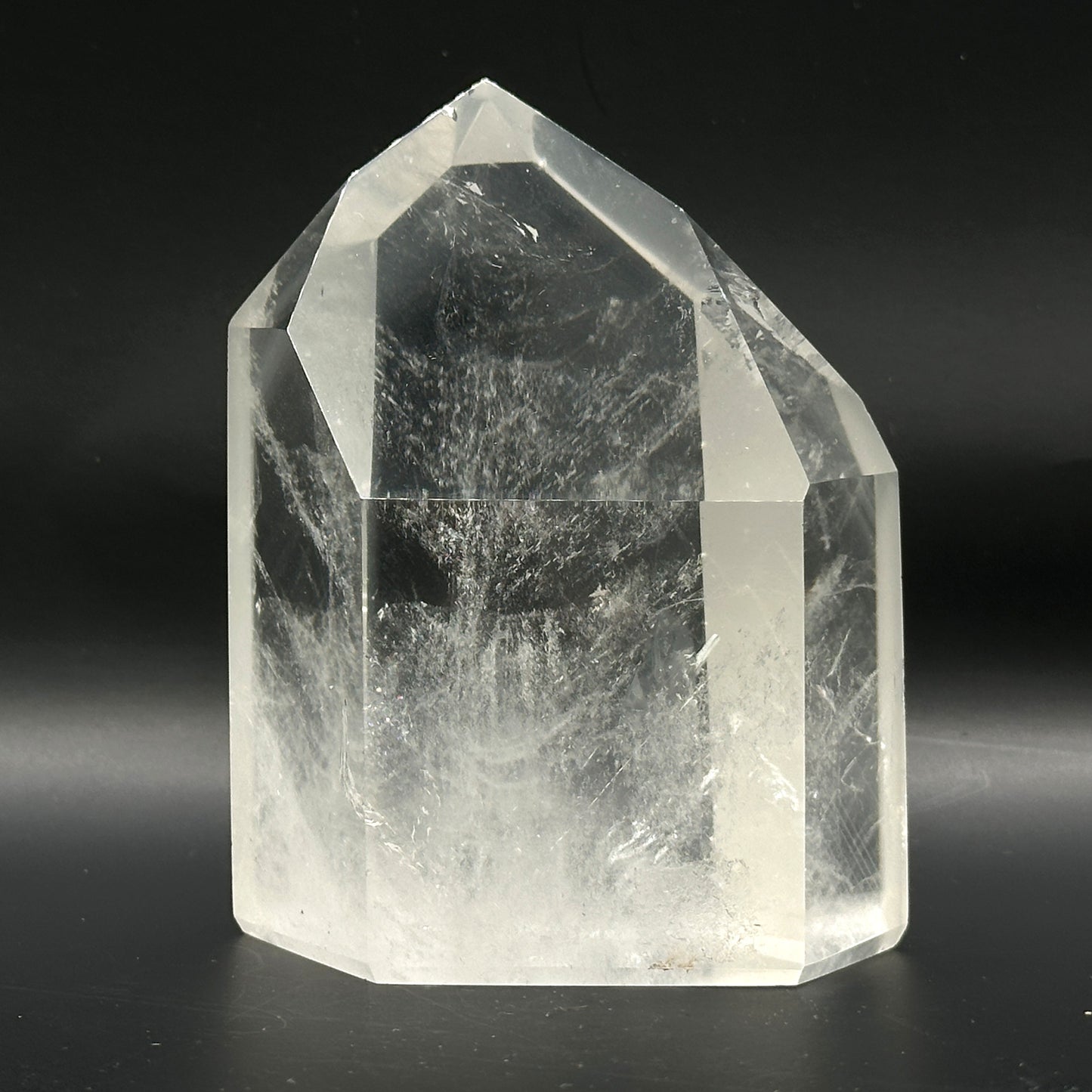 Natural Clear Quartz Crystal Point Tower - Gem Avenue