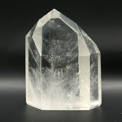Natural Clear Quartz Crystal Point Tower - Gem Avenue