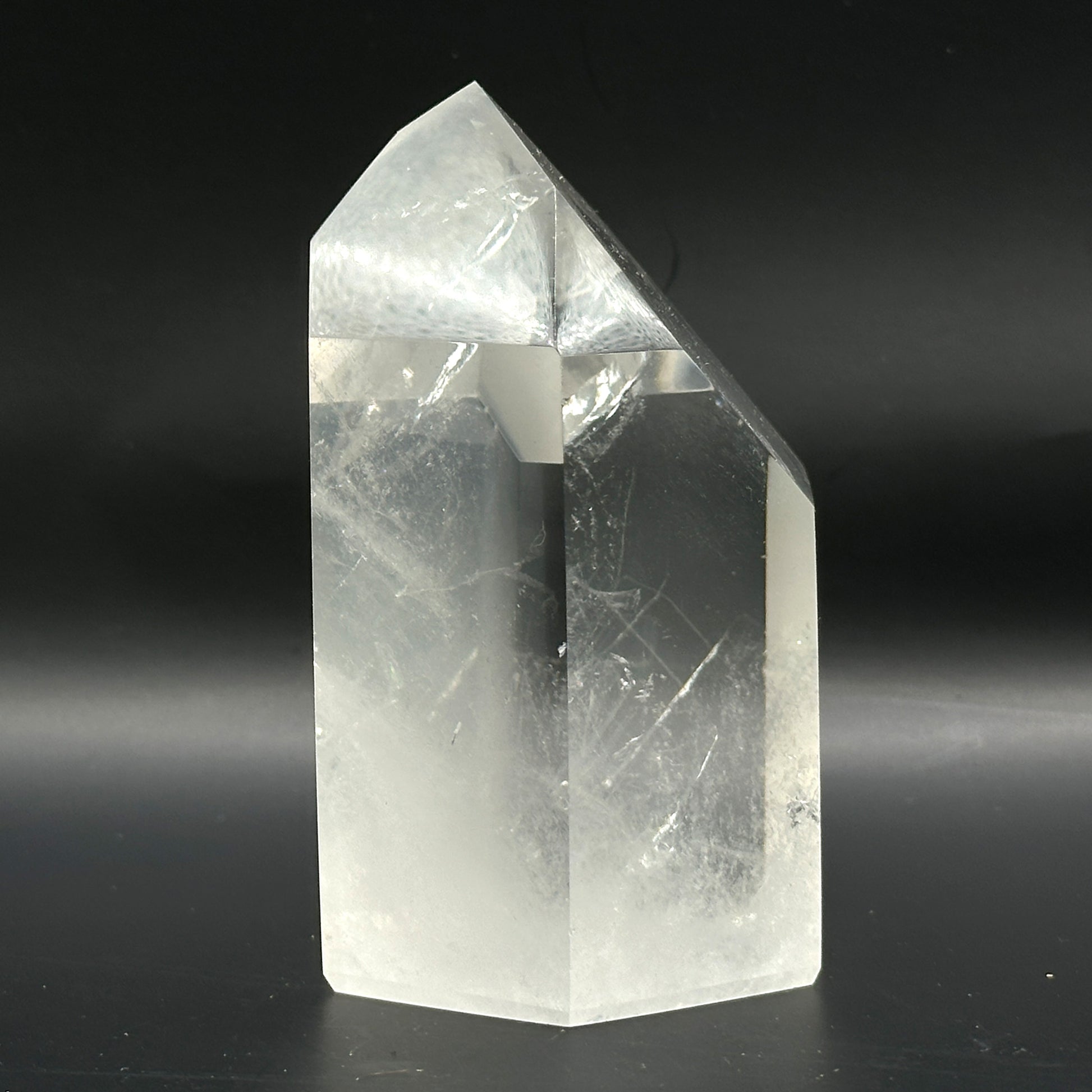 Natural Clear Quartz Crystal Point Tower - Gem Avenue