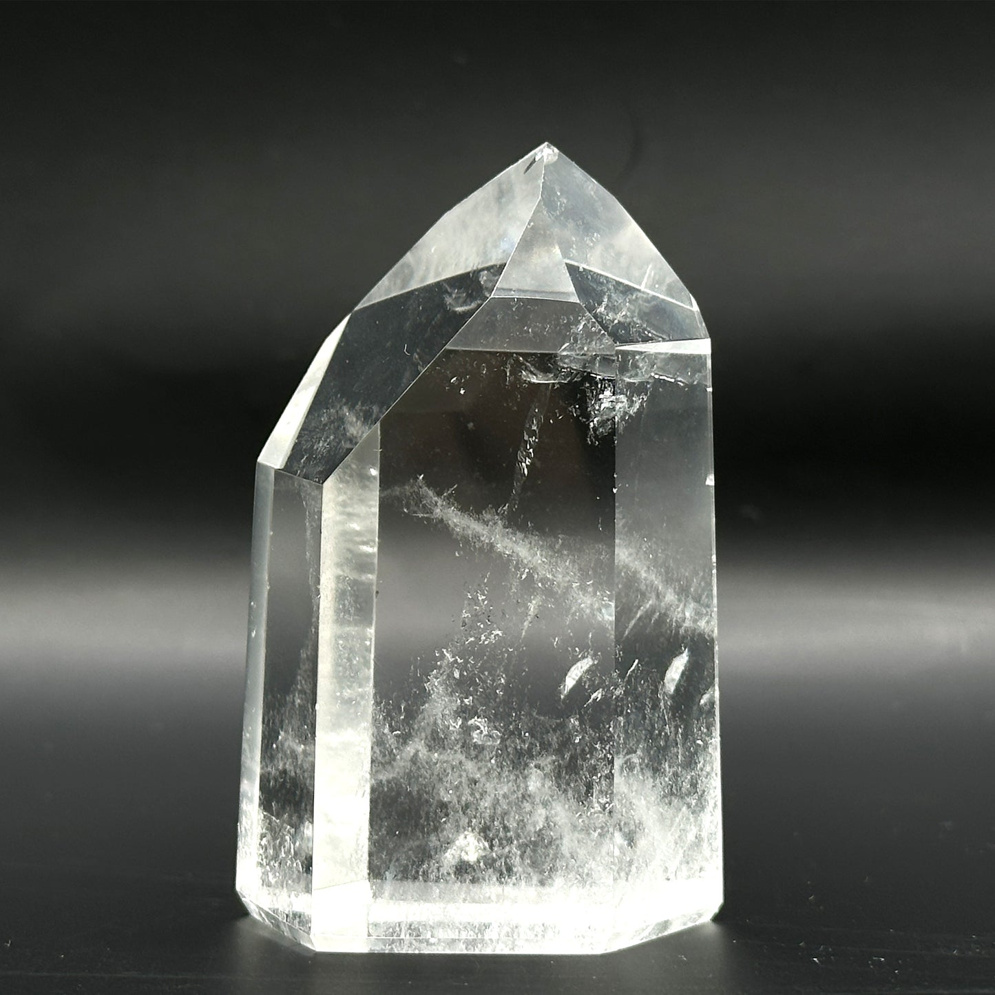 Natural Clear Quartz Crystal Point Tower - Gem Avenue