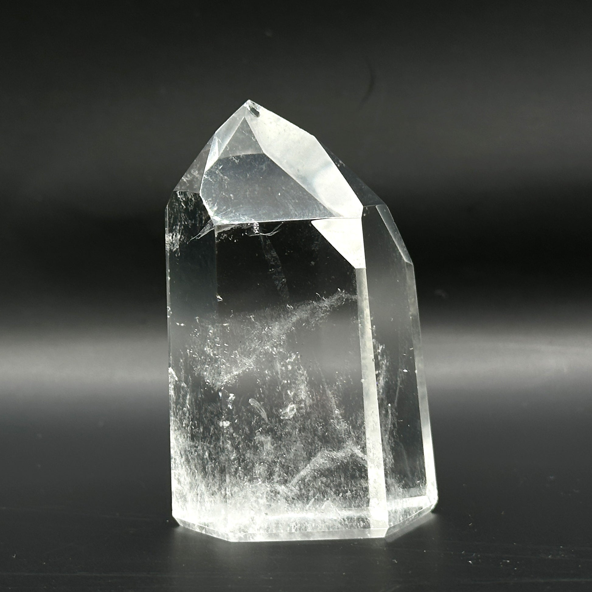 Natural Clear Quartz Crystal Point Tower - Gem Avenue