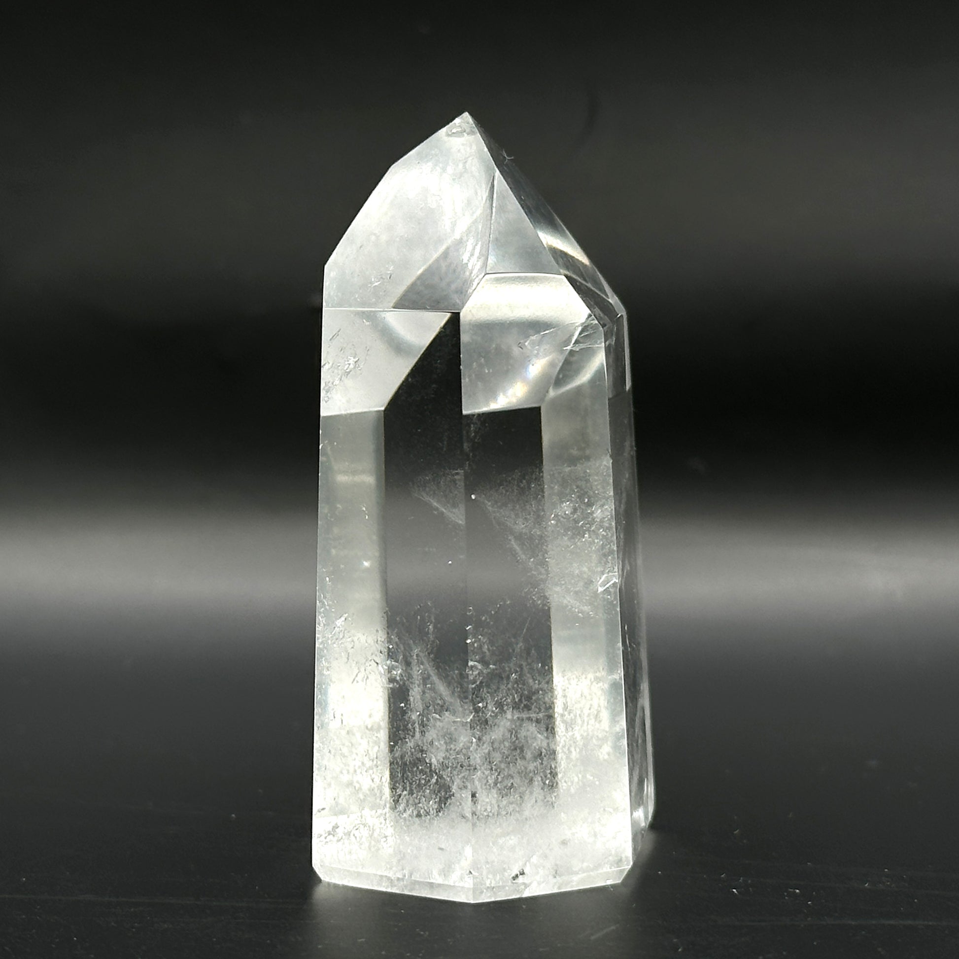 Natural Clear Quartz Crystal Point Tower - Gem Avenue