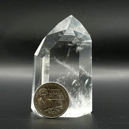 Natural Clear Quartz Crystal Point Tower - Gem Avenue
