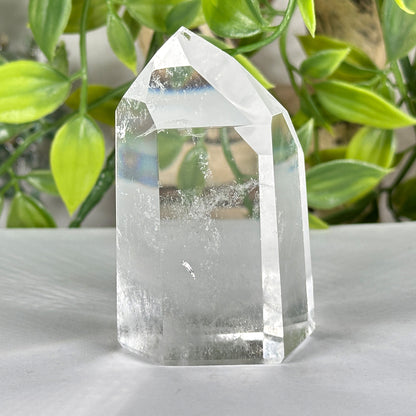 Natural Clear Quartz Crystal Point Tower - Gem Avenue