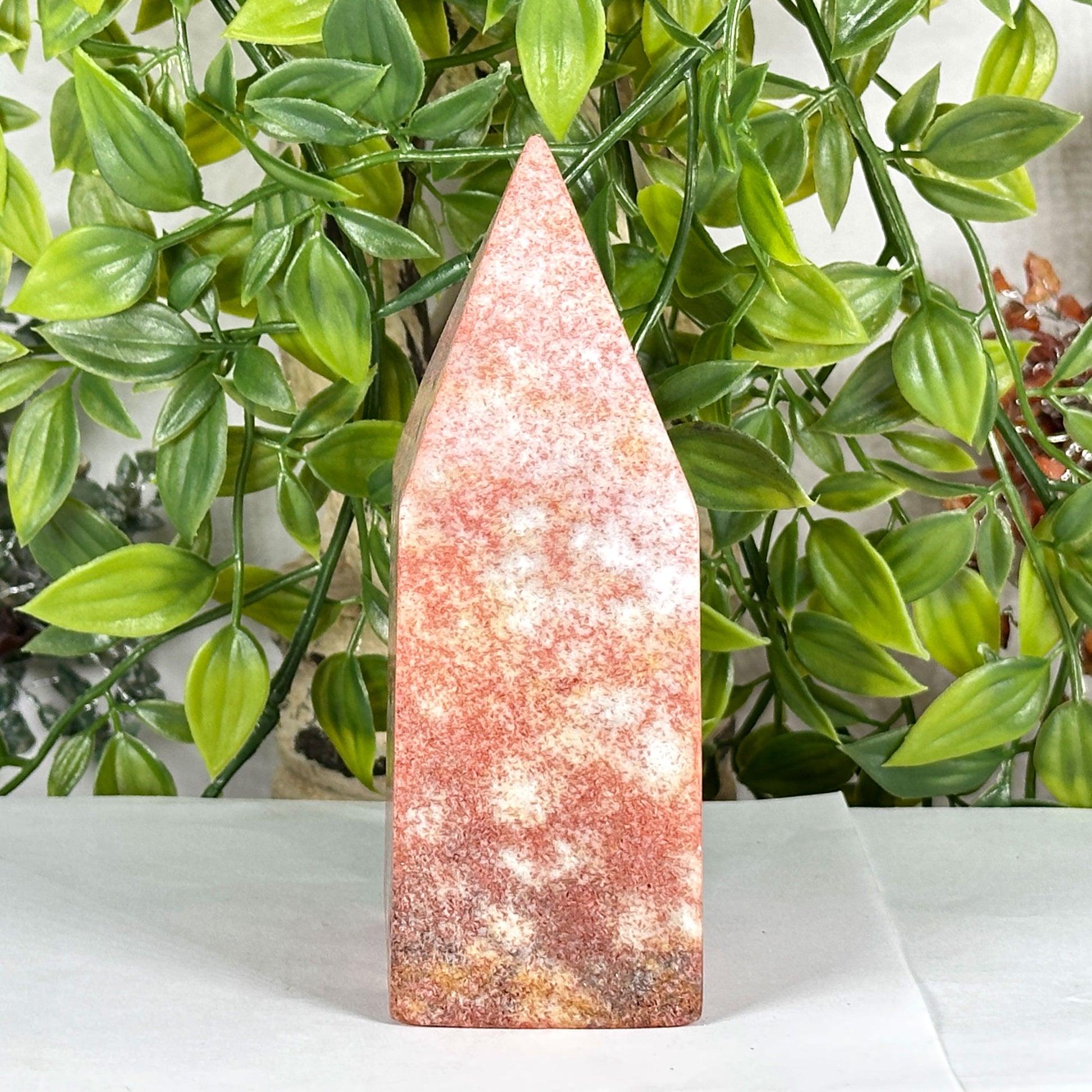 Natural Pink Amethyst Tower - Gem Avenue