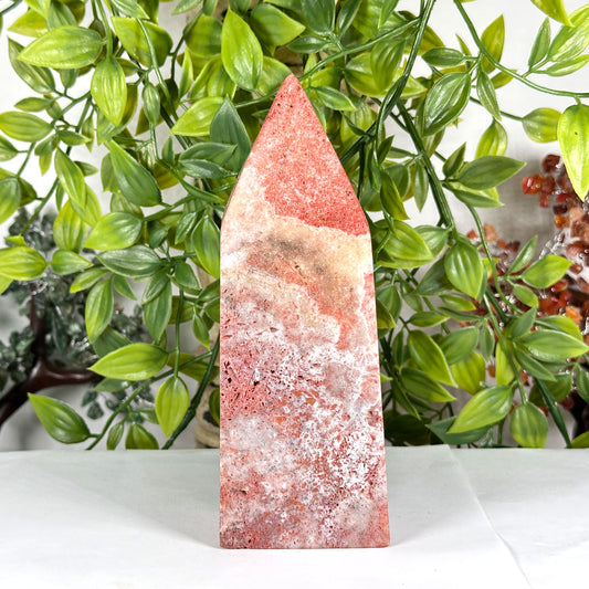 Natural Pink Amethyst Tower - Gem Avenue