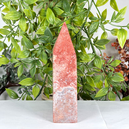 Natural Pink Amethyst Tower - Gem Avenue