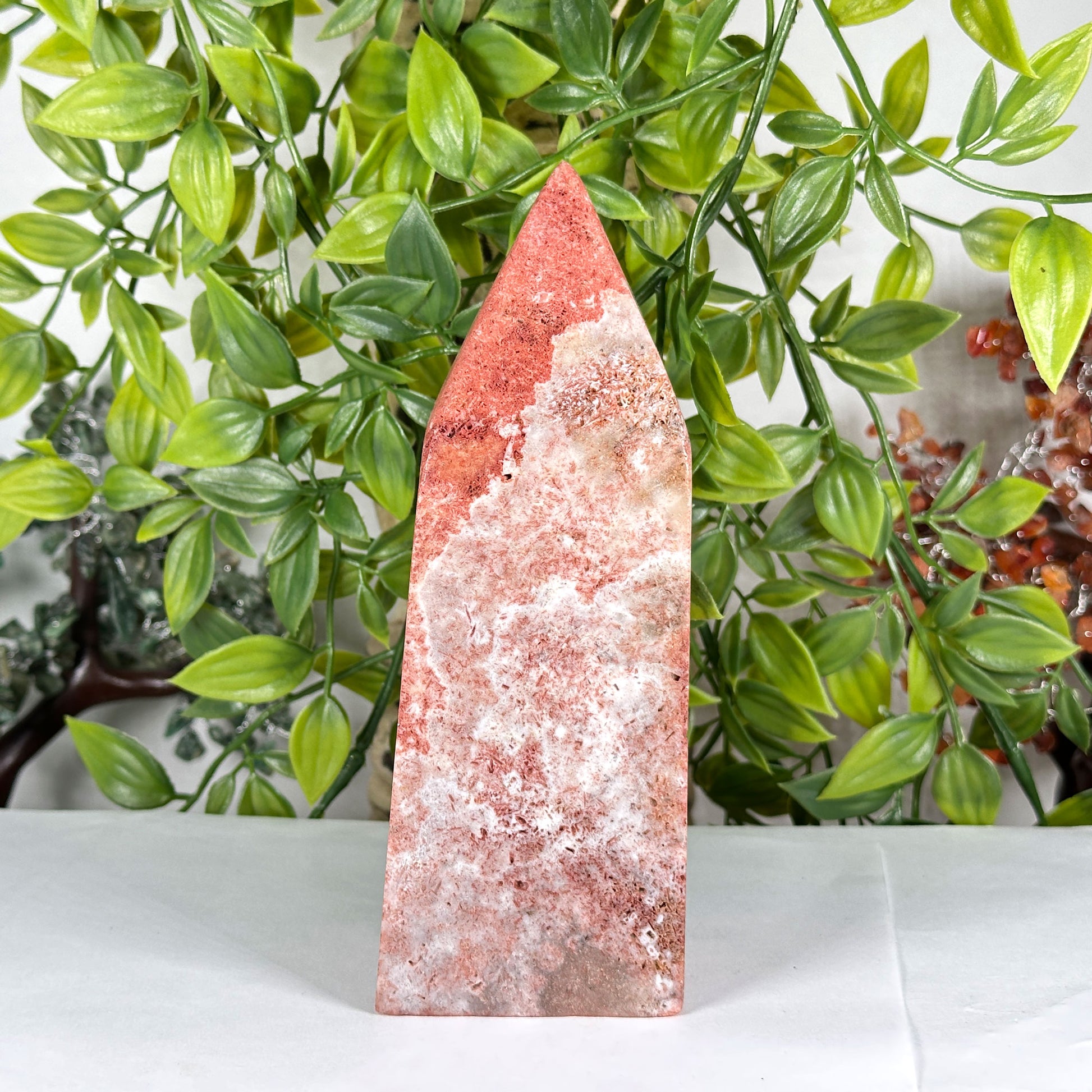 Natural Pink Amethyst Tower - Gem Avenue