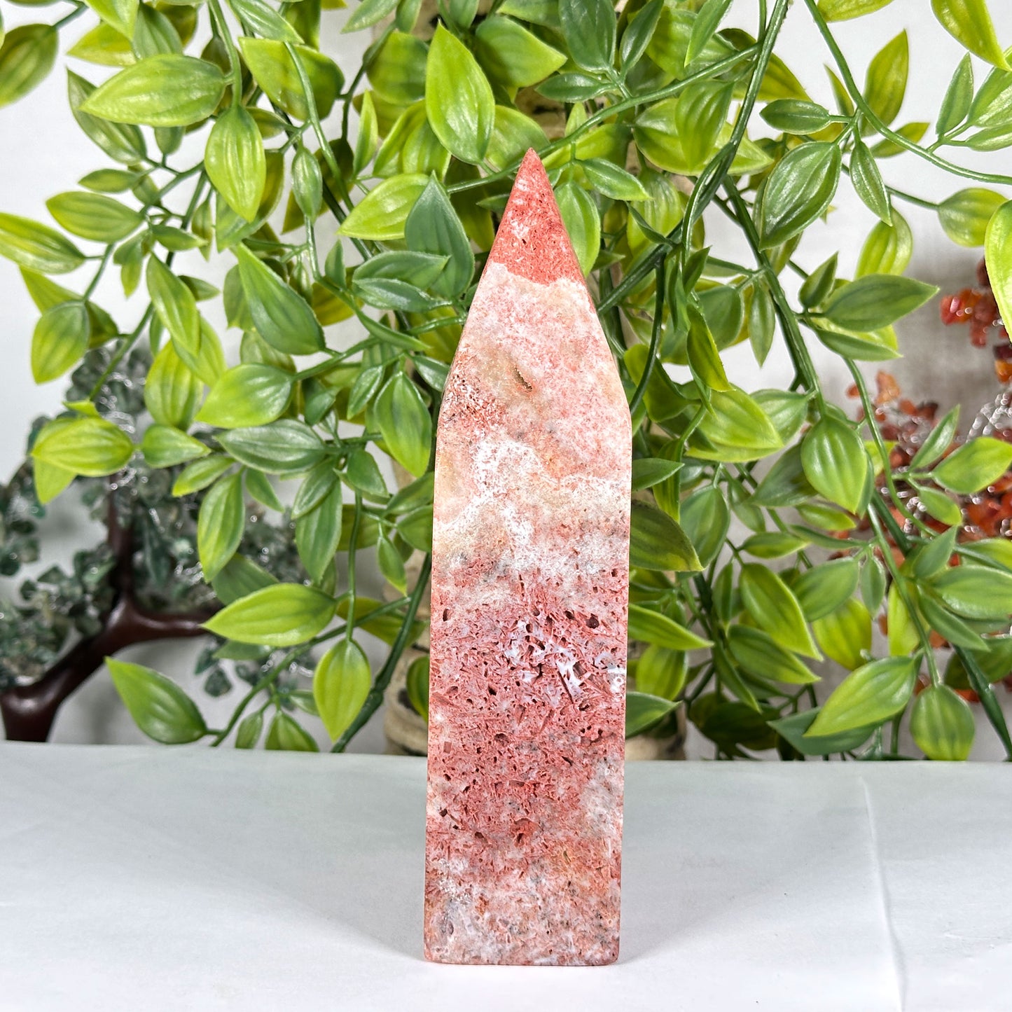 Natural Pink Amethyst Tower - Gem Avenue