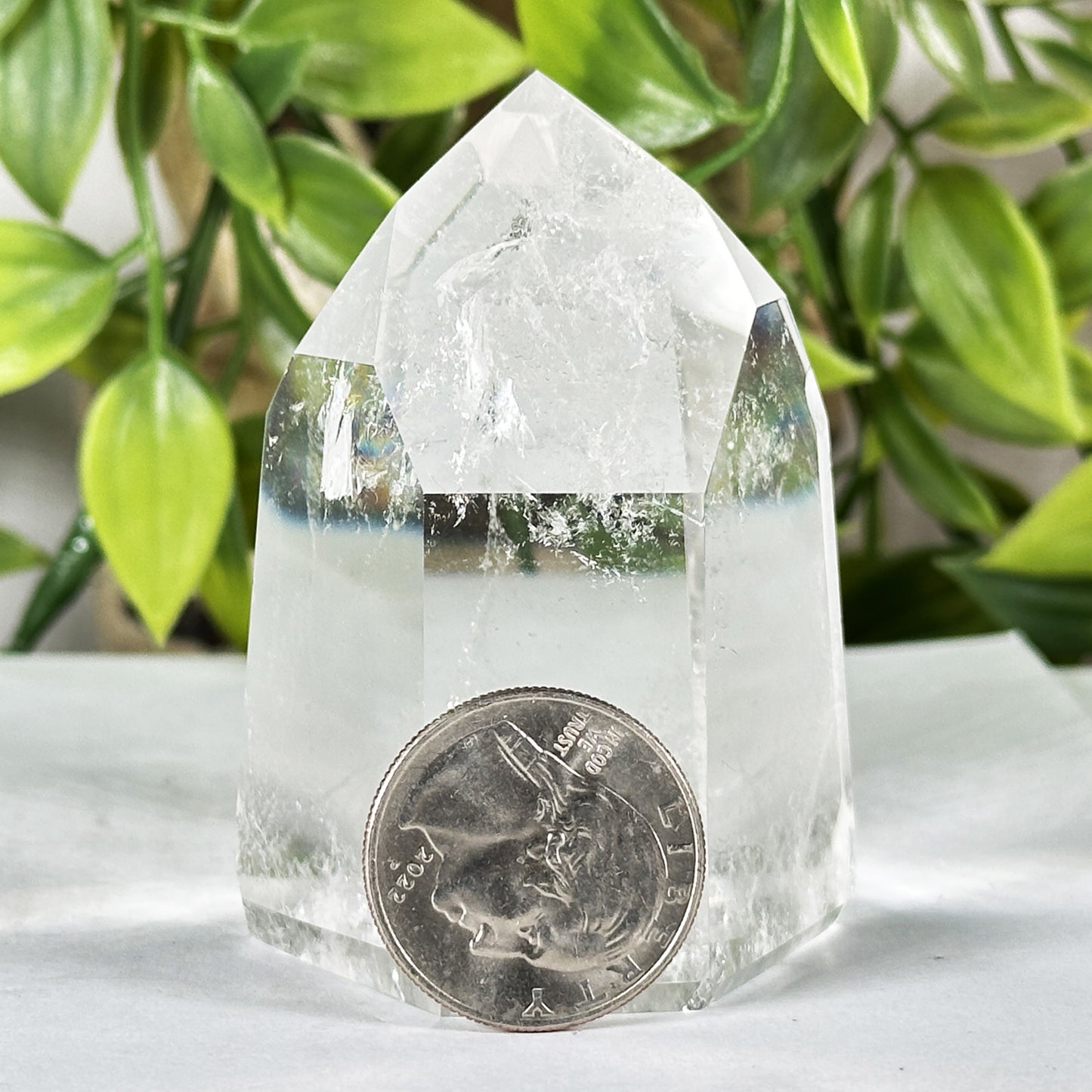 Clear Quartz Display Piece Brazilian Crystal Point - RPO544