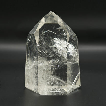 Natural Clear Quartz Tower Brazilian Polished Crystal Point - RPO546