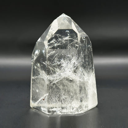 Natural Clear Quartz Tower Brazilian Polished Crystal Point - RPO546