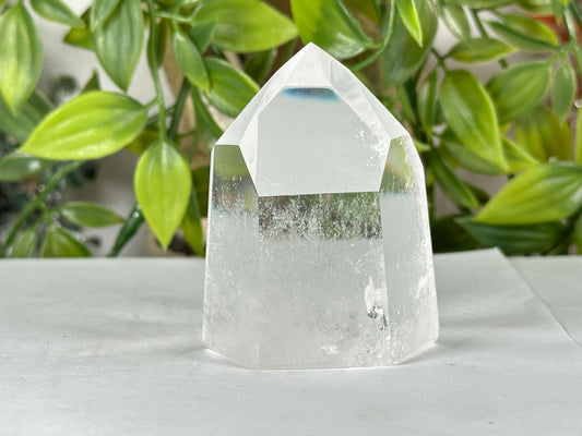 Clear Quartz Crystal Tower Polished Brazilian Point - RPO547