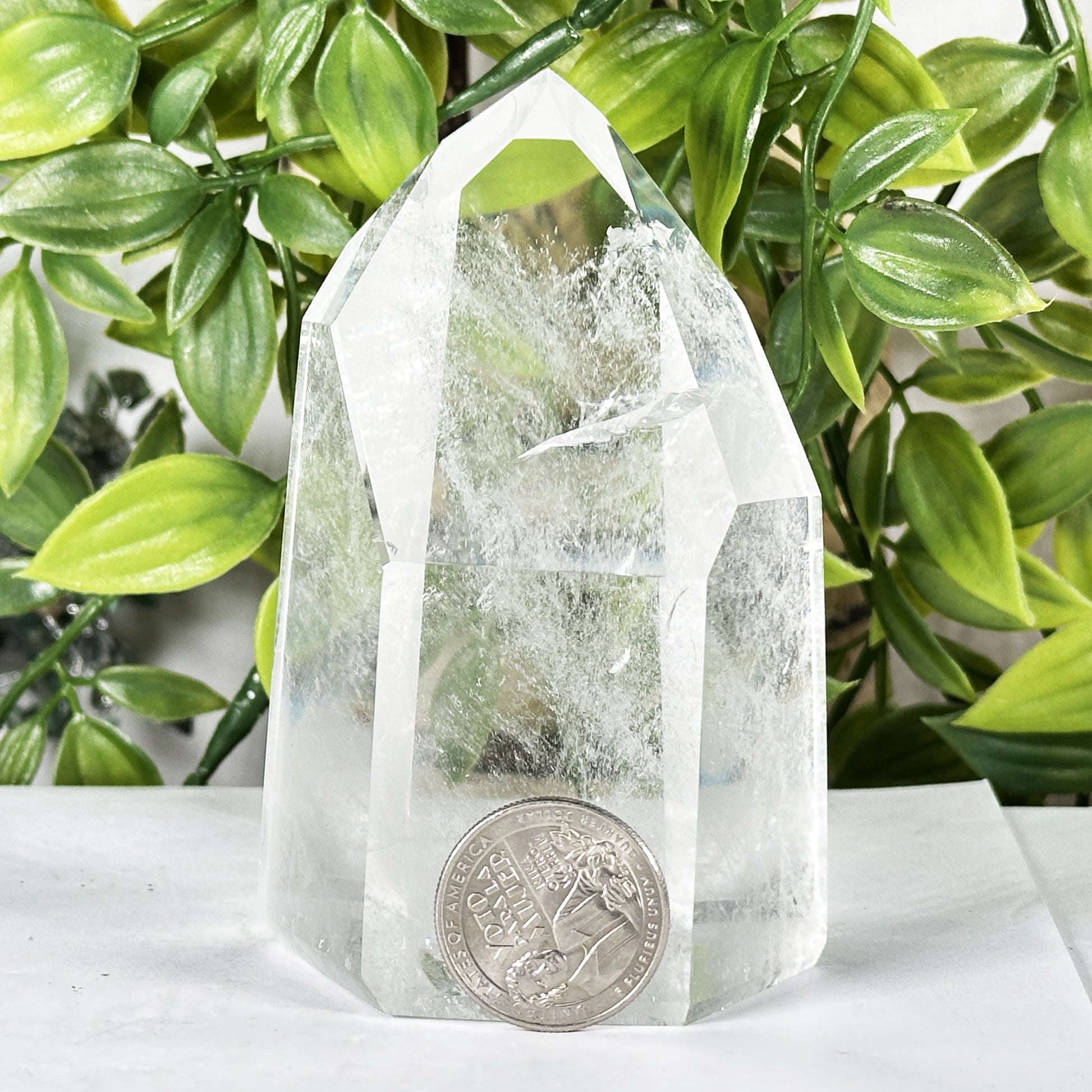 Clear Quartz Crystal Point - Gem Avenue