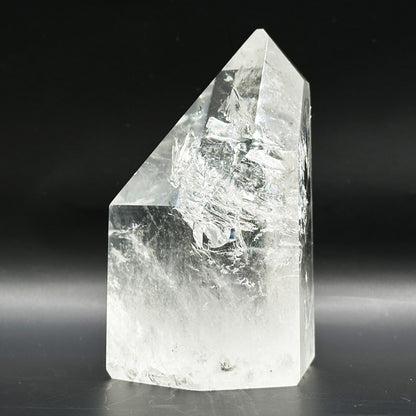 Brazil Clear Quartz Crystal Point Polished Tower Natural Healing Stone - RPO549