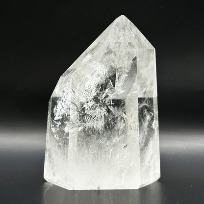 Brazil Clear Quartz Crystal Point Polished Tower Natural Healing Stone - RPO549