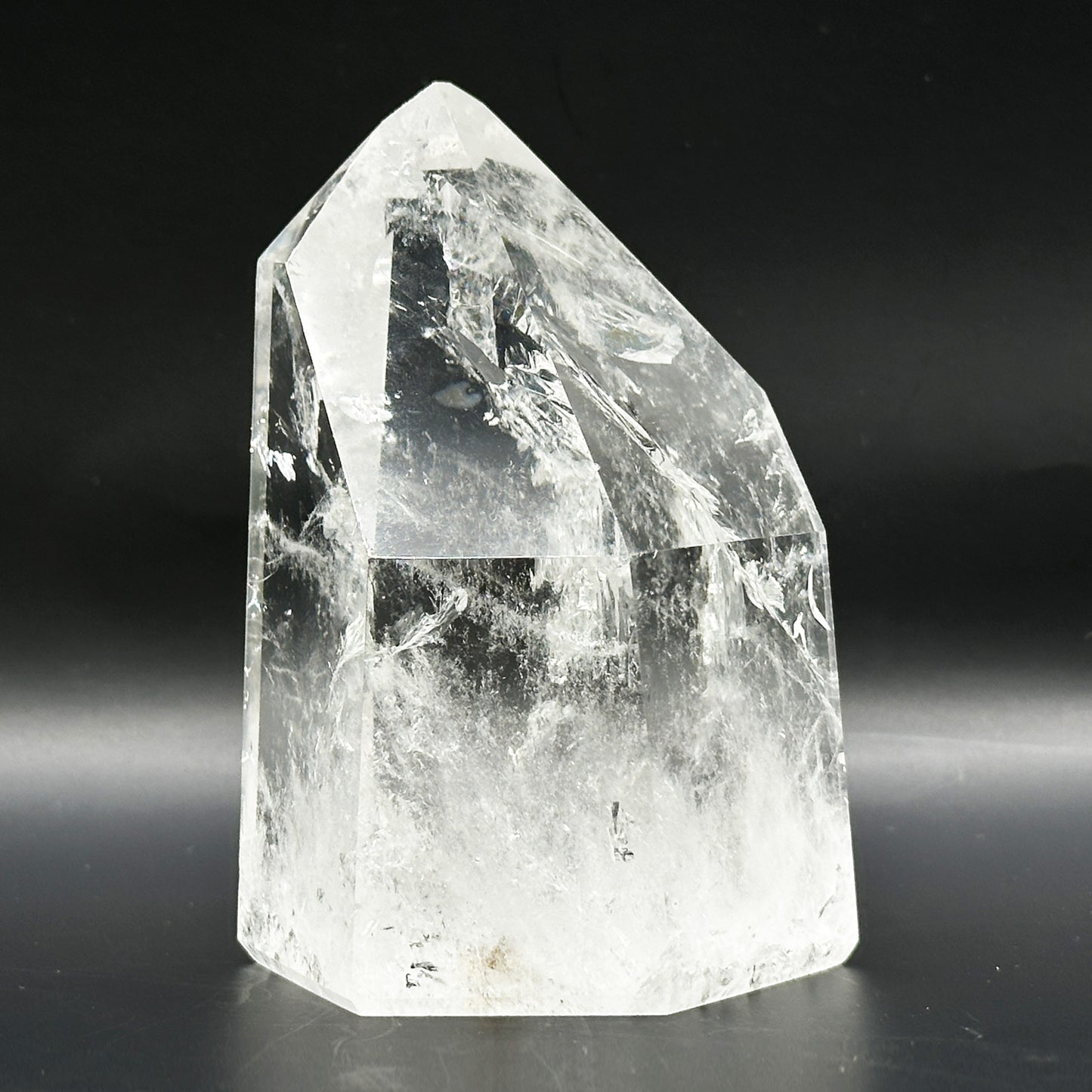 Brazil Clear Quartz Crystal Point Polished Tower Natural Healing Stone - RPO549