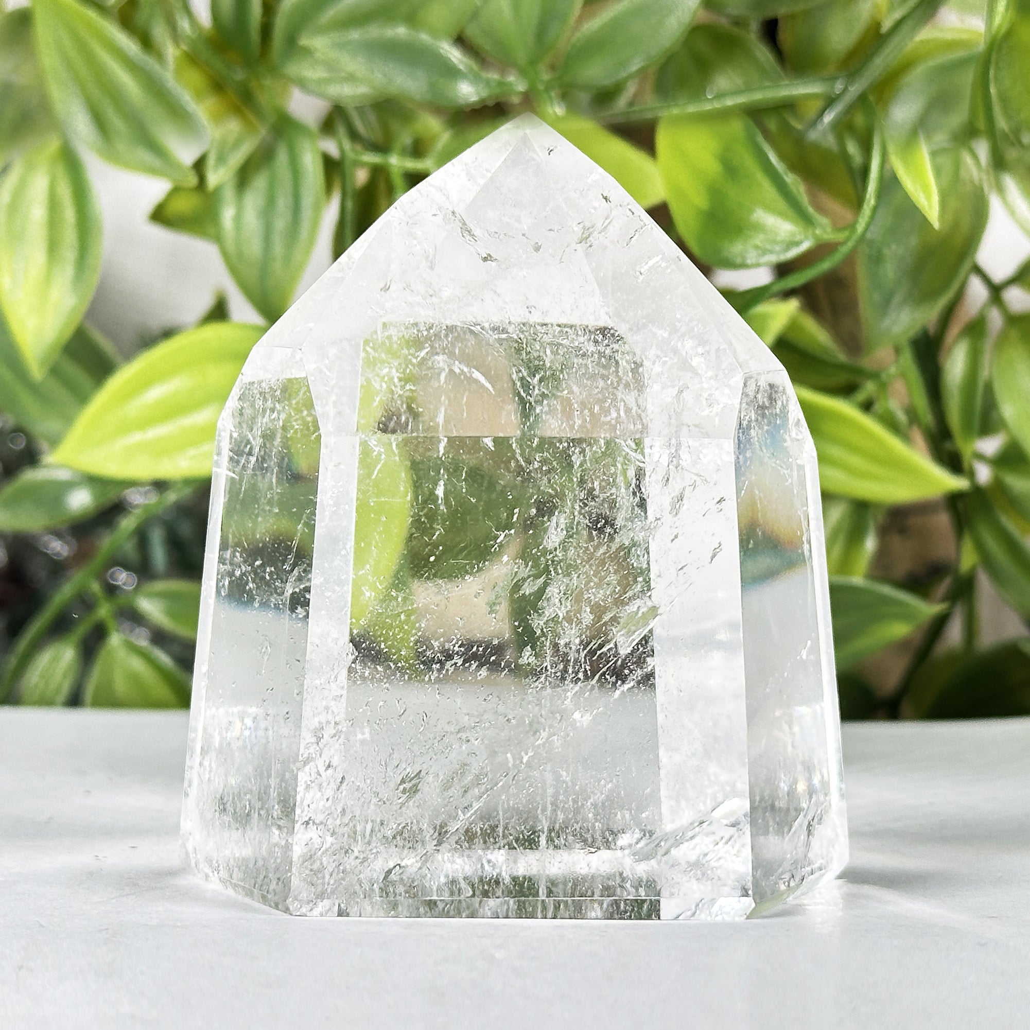 Brazil Clear Quartz Crystal Polished Healing Tower – RPO550 – Gem Avenue