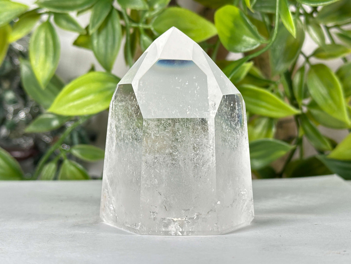 Natural Clear Quartz Point Brazil Polished Display Crystal - RPO551