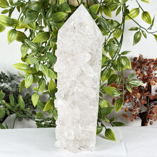 Clear Quartz Crystal Tower - Gem Avenue Retail