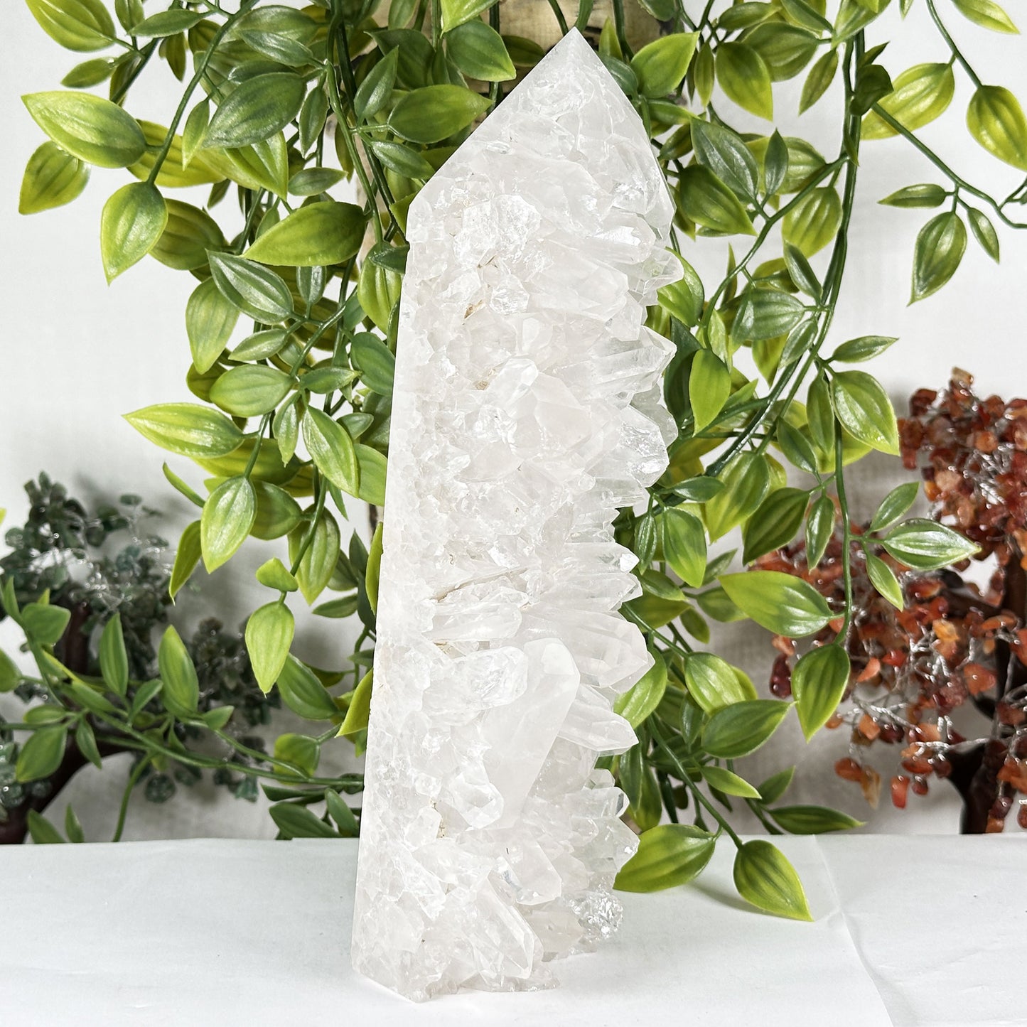 Clear Quartz Crystal Tower - Gem Avenue Retail