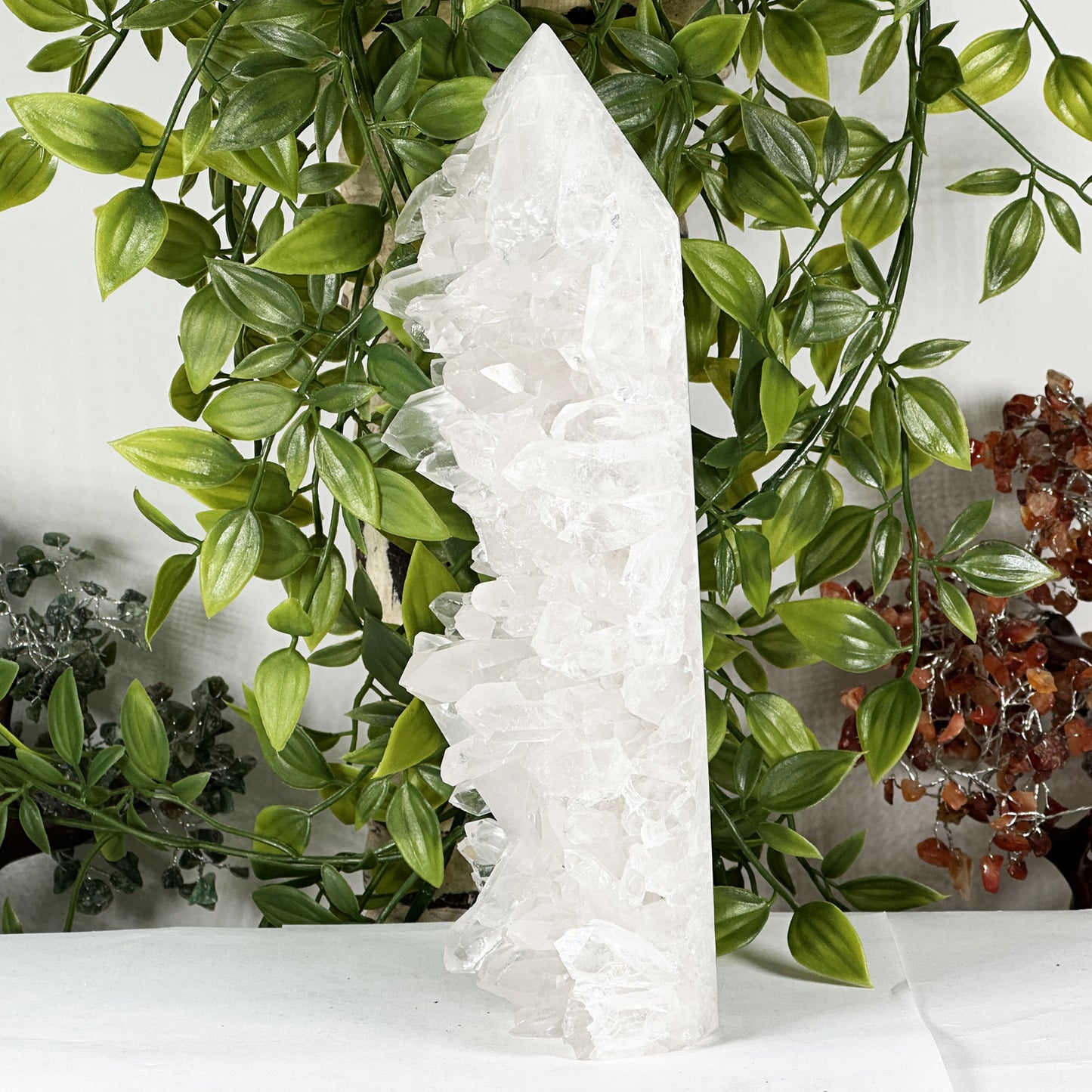 Clear Quartz Crystal Tower - Gem Avenue Retail