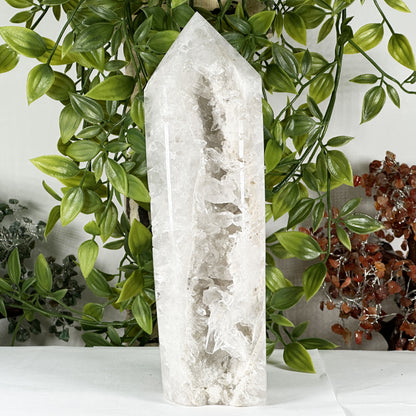 Clear Quartz Crystal Tower - Gem Avenue Retail