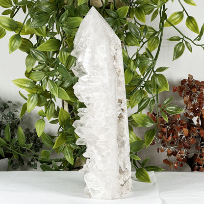 Clear Quartz Crystal Tower - Gem Avenue Retail