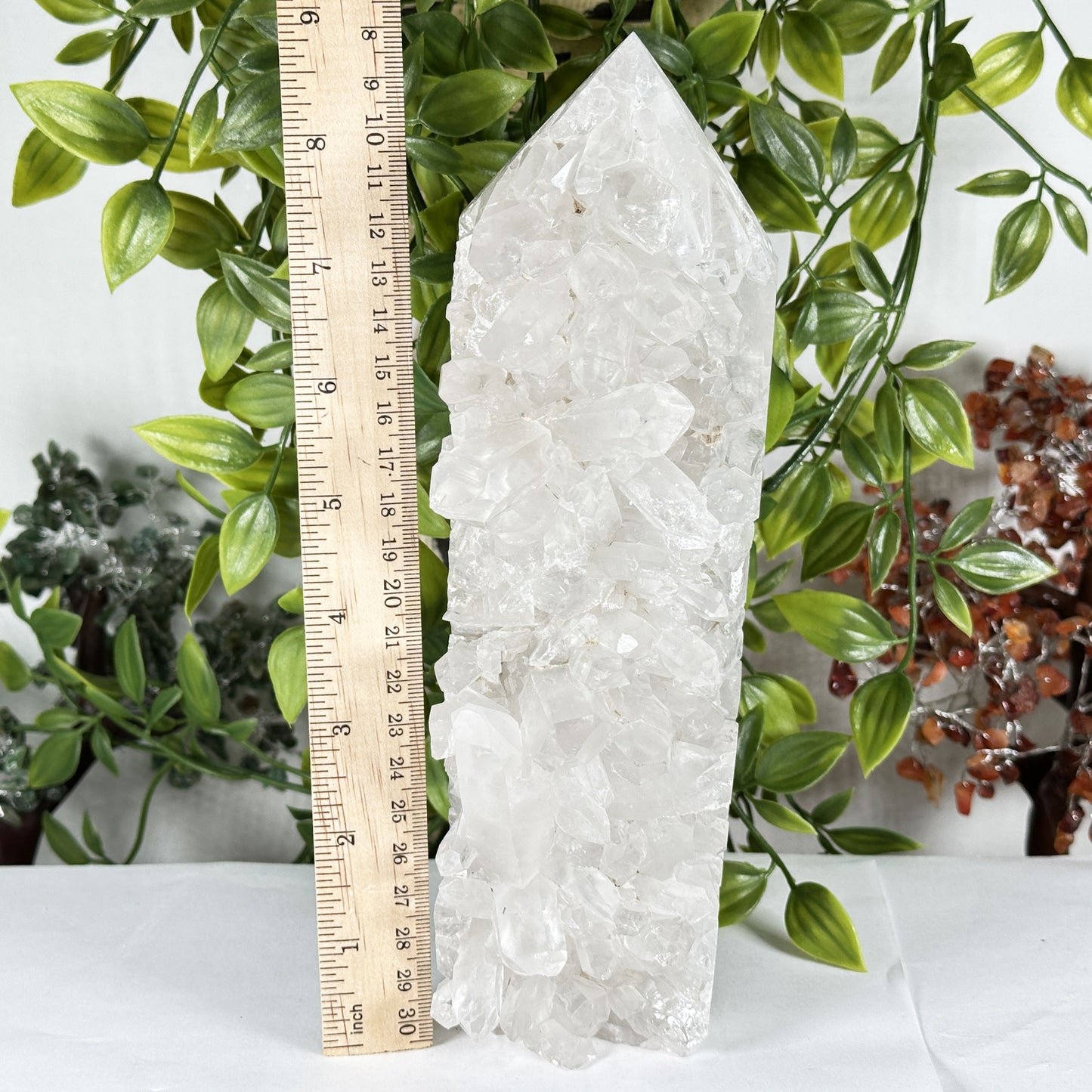 Clear Quartz Crystal Tower - Gem Avenue Retail